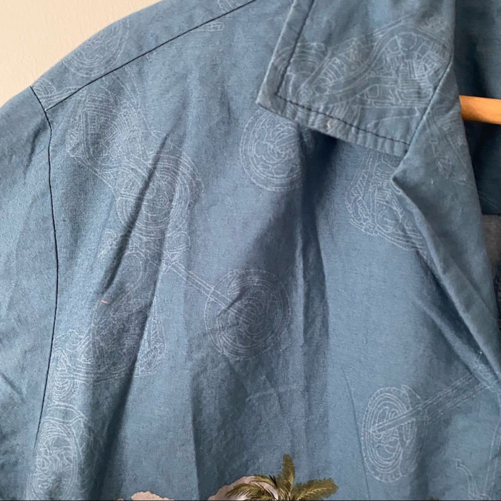 💙 Blue Motorcycle Hawaiian Shirt - Picture 3 of 9